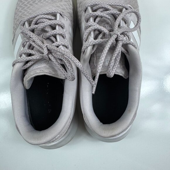 Adidas Womens QT Racer Sneaker Pink Size 7.5 Cloudfoam Pure Running Shoes B43758 - Picture 8 of 12